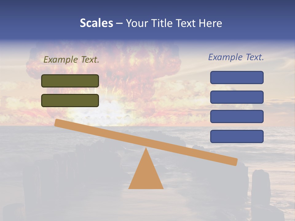 Catastrophe Demolition War PowerPoint Template