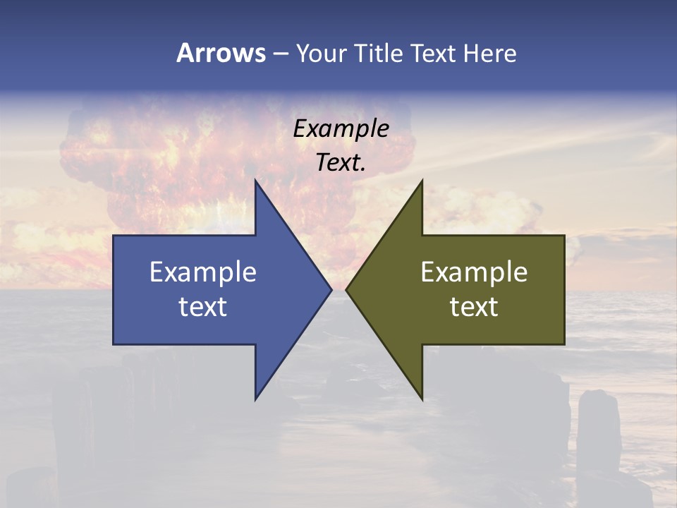 Catastrophe Demolition War PowerPoint Template