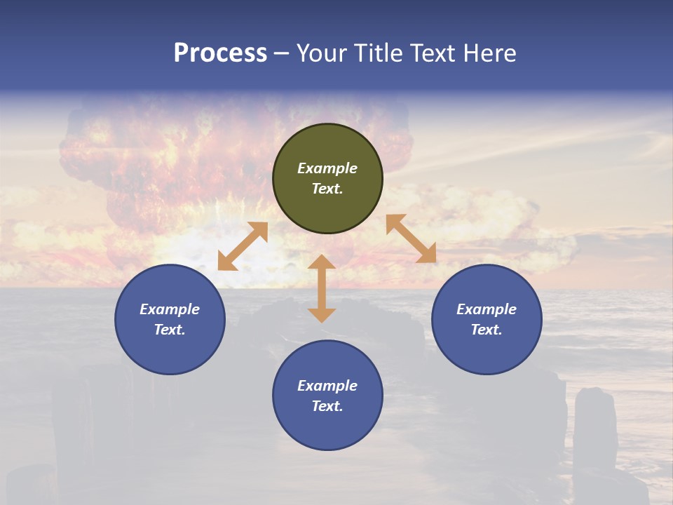 Catastrophe Demolition War PowerPoint Template