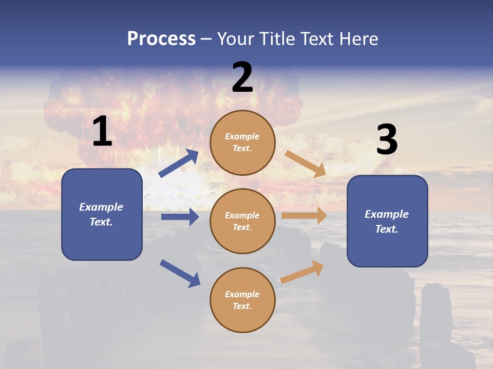Catastrophe Demolition War PowerPoint Template