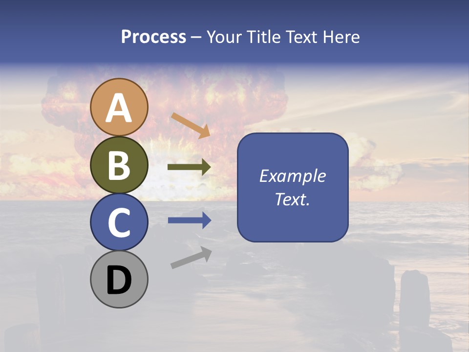 Catastrophe Demolition War PowerPoint Template