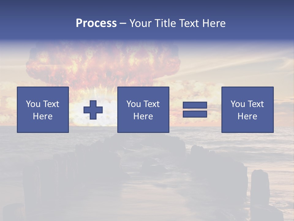 Catastrophe Demolition War PowerPoint Template