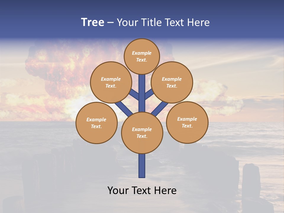 Catastrophe Demolition War PowerPoint Template