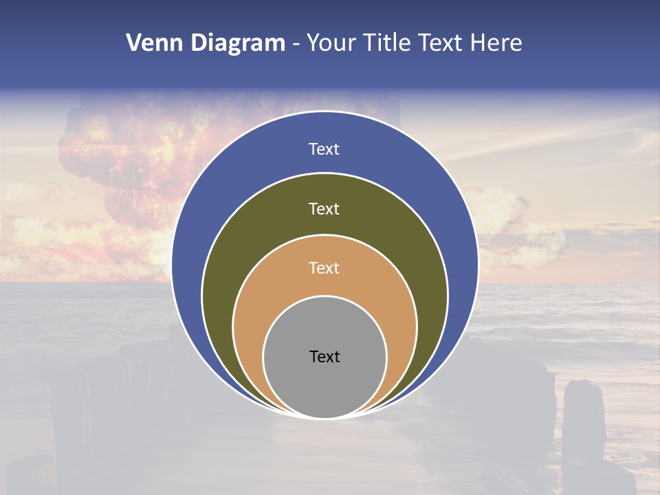 Catastrophe Demolition War PowerPoint Template