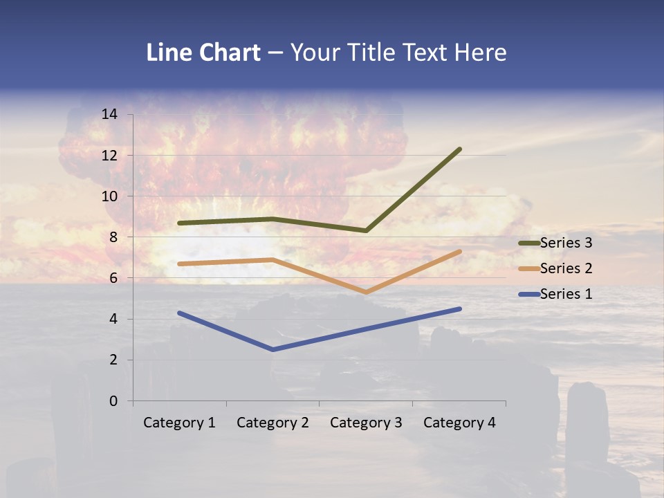 Catastrophe Demolition War PowerPoint Template