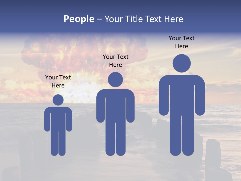 Catastrophe Demolition War PowerPoint Template
