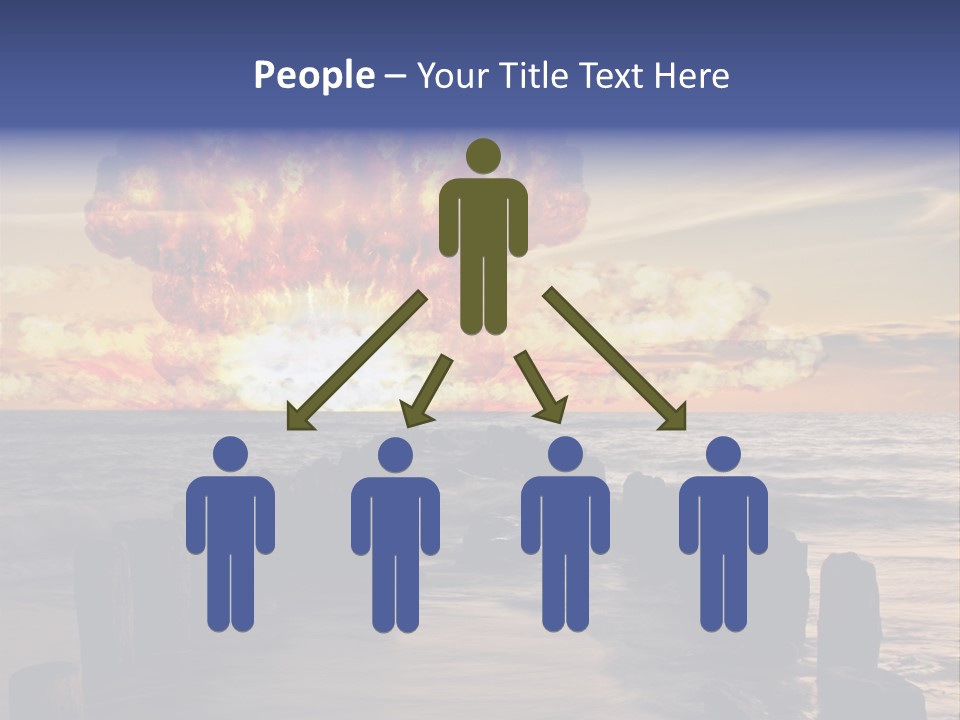 Catastrophe Demolition War PowerPoint Template