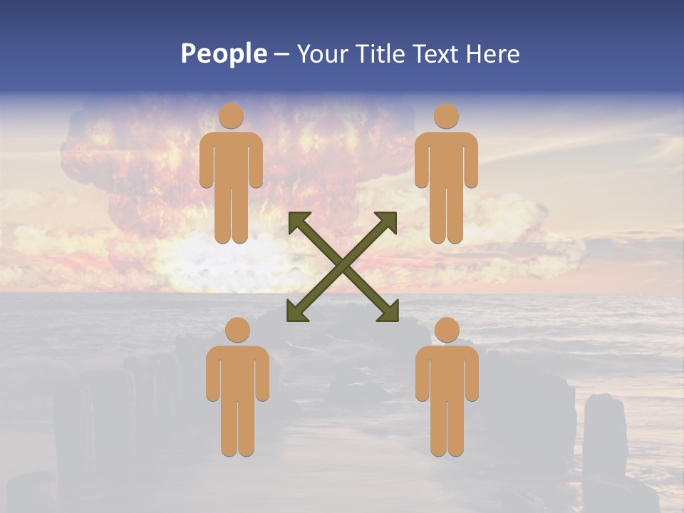 Catastrophe Demolition War PowerPoint Template