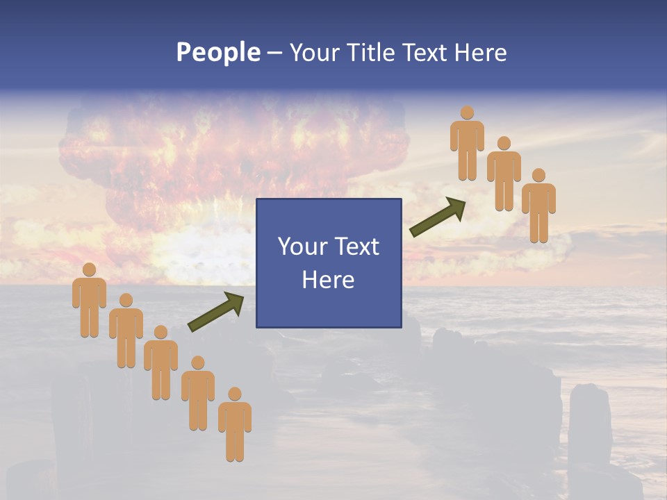 Catastrophe Demolition War PowerPoint Template