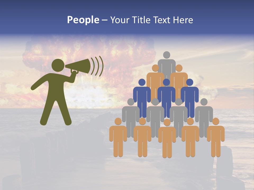 Catastrophe Demolition War PowerPoint Template