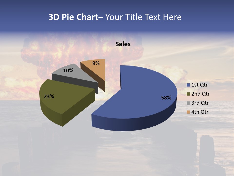 Catastrophe Demolition War PowerPoint Template