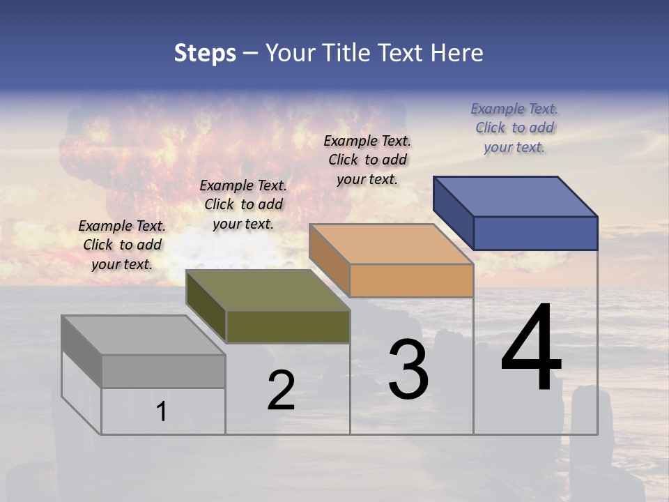 Catastrophe Demolition War PowerPoint Template