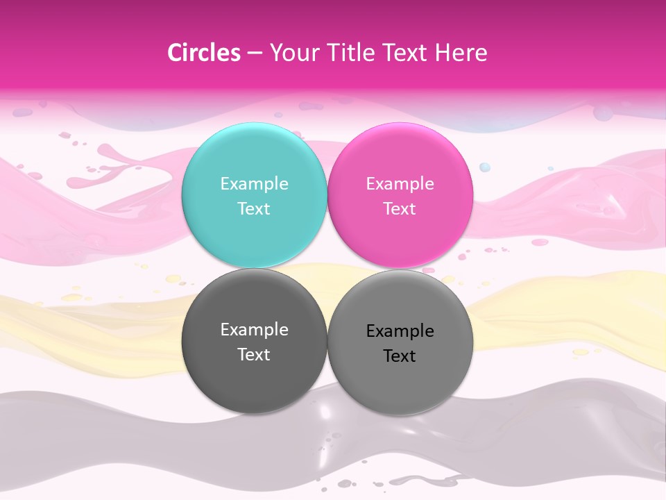 Print Colored Cmyk PowerPoint Template