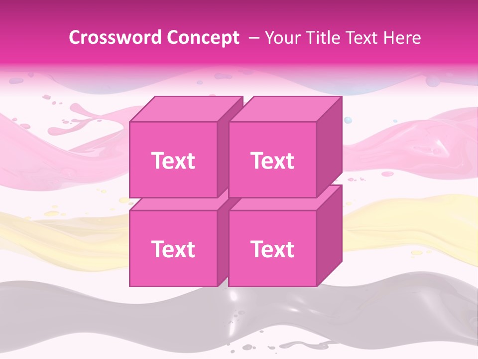 Print Colored Cmyk PowerPoint Template