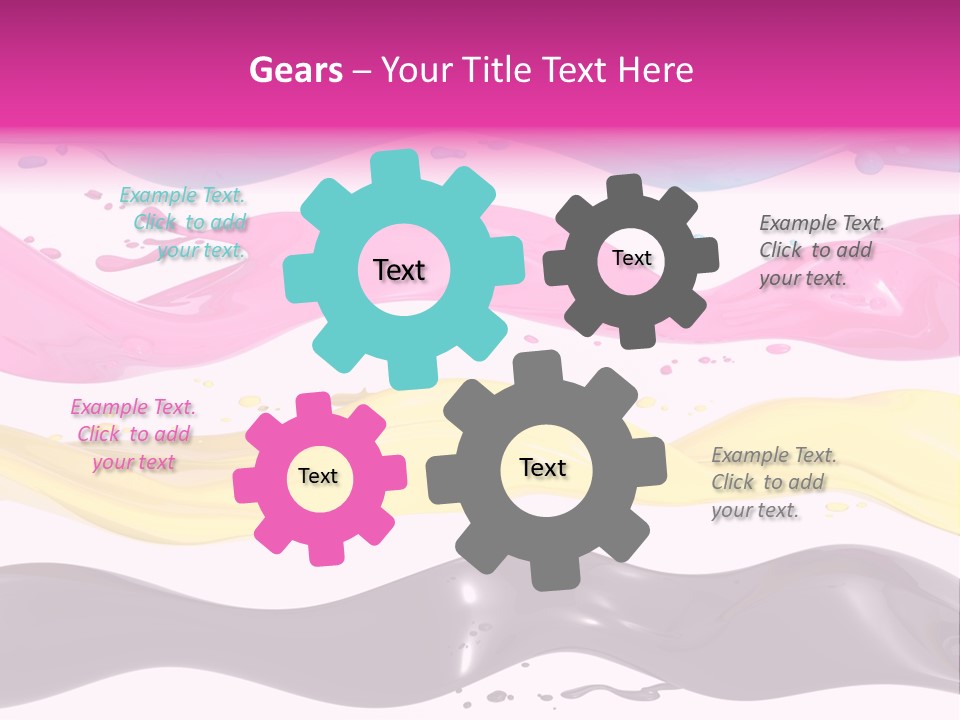 Print Colored Cmyk PowerPoint Template