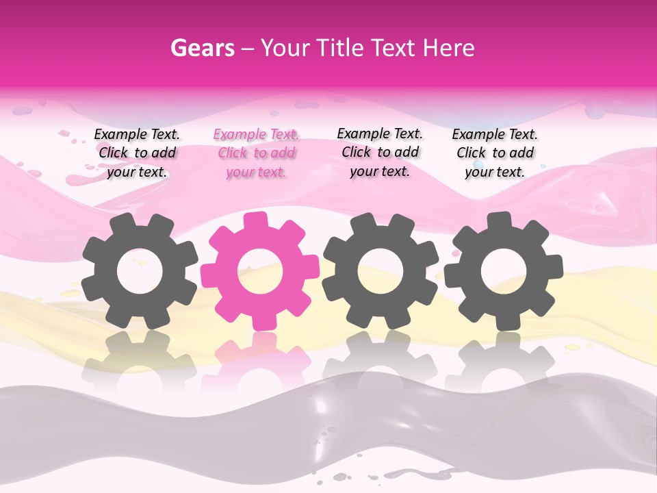Print Colored Cmyk PowerPoint Template