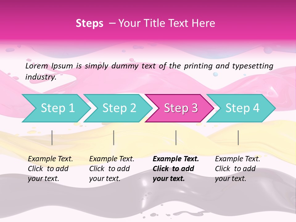 Print Colored Cmyk PowerPoint Template