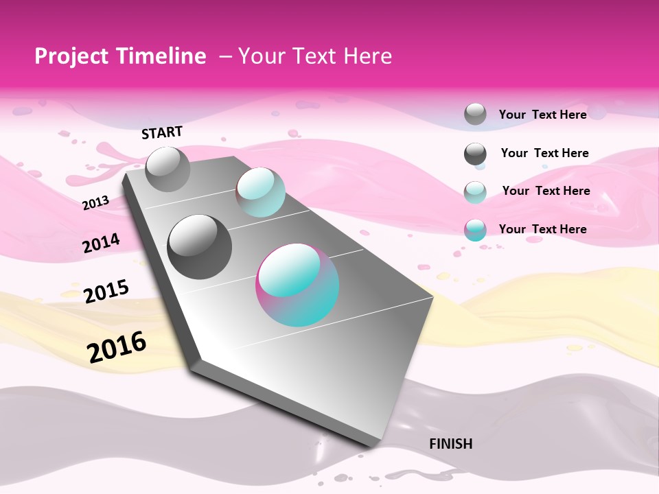 Print Colored Cmyk PowerPoint Template