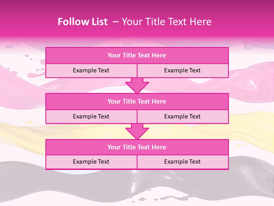 Print Colored Cmyk PowerPoint Template