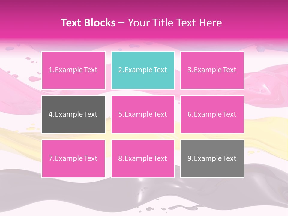 Print Colored Cmyk PowerPoint Template