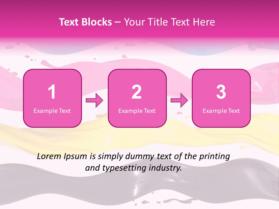 Print Colored Cmyk PowerPoint Template