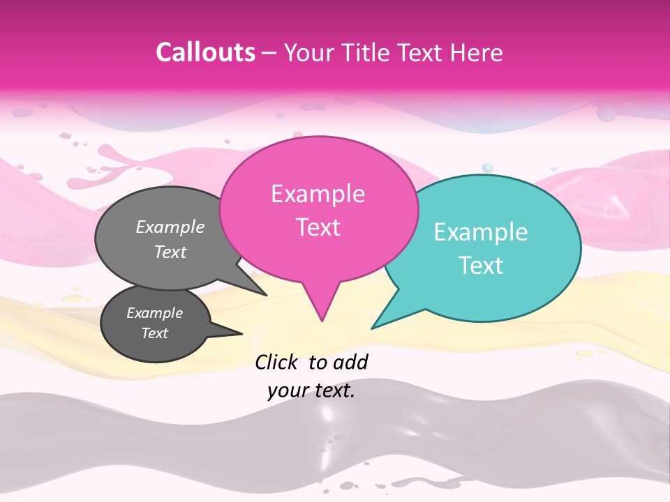 Print Colored Cmyk PowerPoint Template