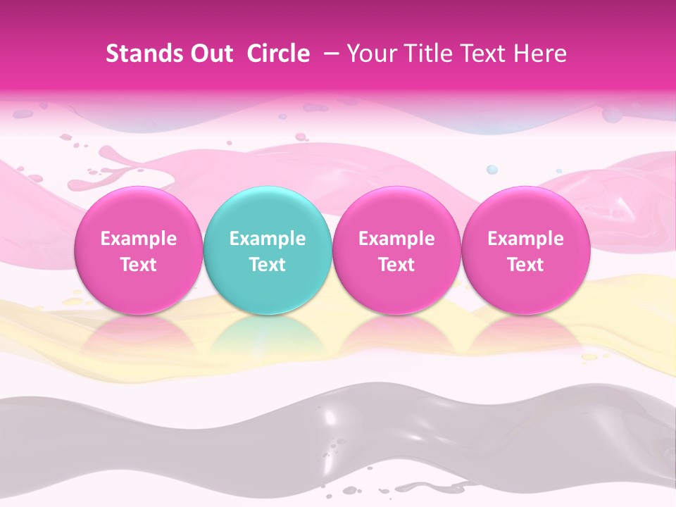 Print Colored Cmyk PowerPoint Template