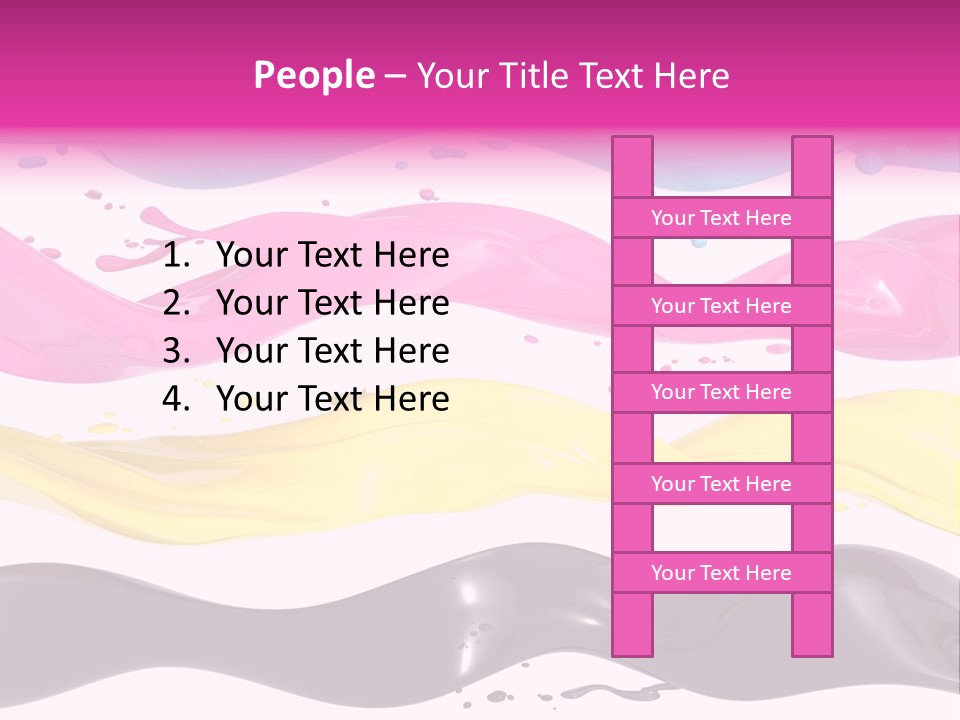 Print Colored Cmyk PowerPoint Template