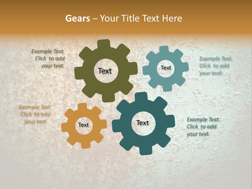 Red Macro Flat PowerPoint Template