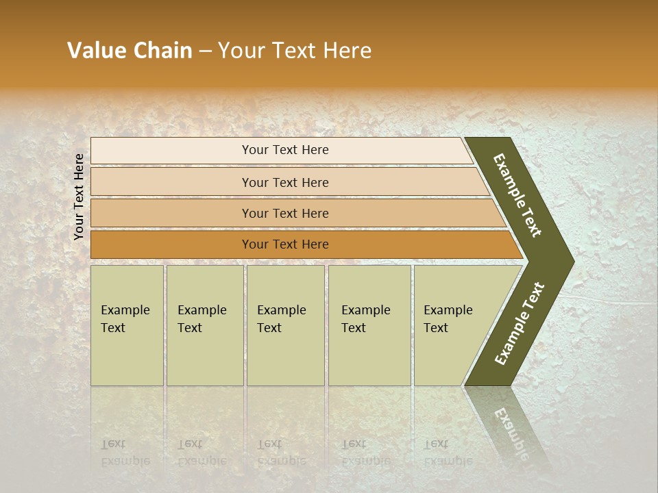 Red Macro Flat PowerPoint Template