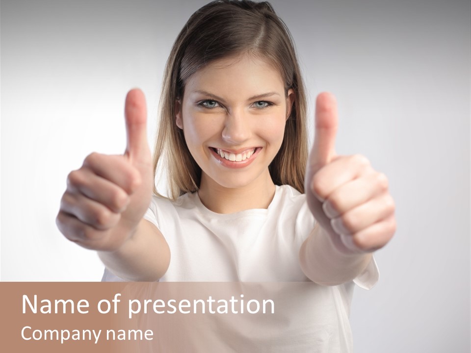 Happy Sign Face PowerPoint Template