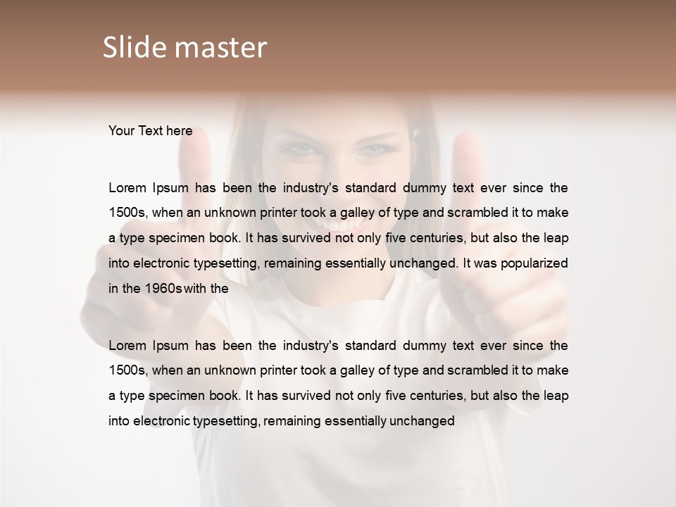 Happy Sign Face PowerPoint Template