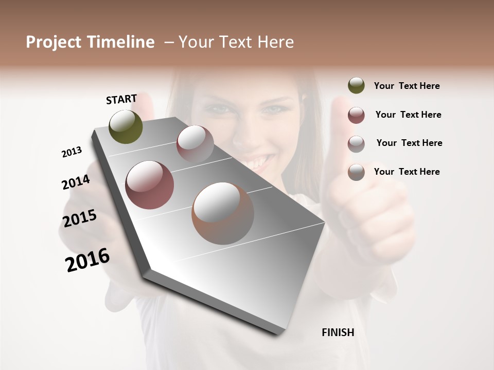 Happy Sign Face PowerPoint Template
