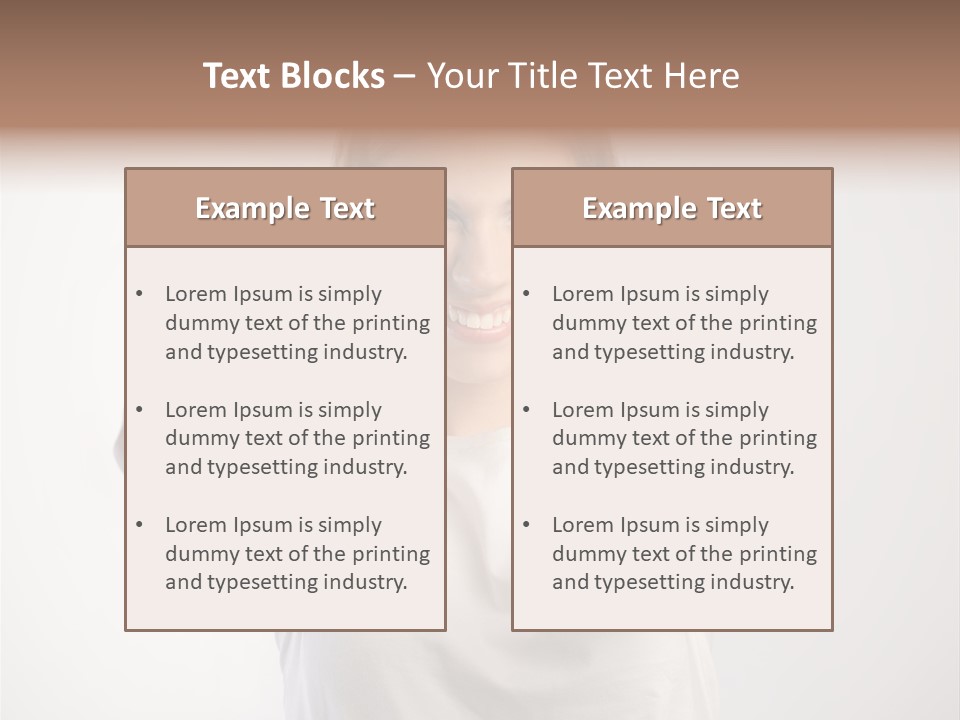 Happy Sign Face PowerPoint Template