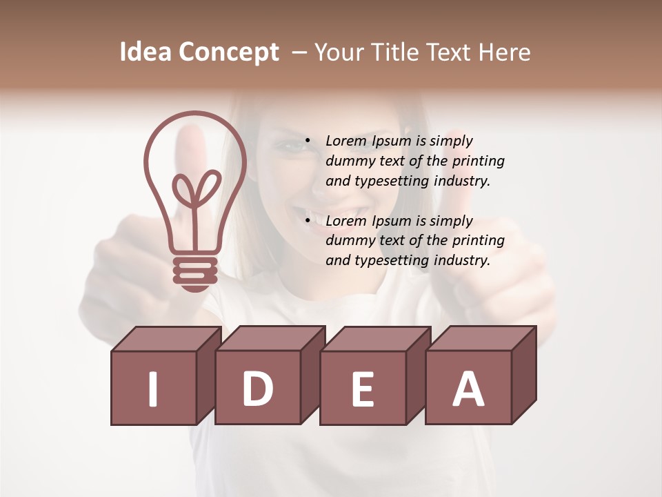 Happy Sign Face PowerPoint Template