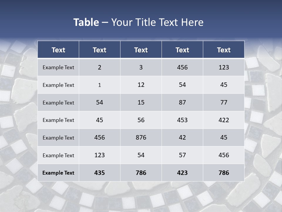 Stone Surface Granite PowerPoint Template