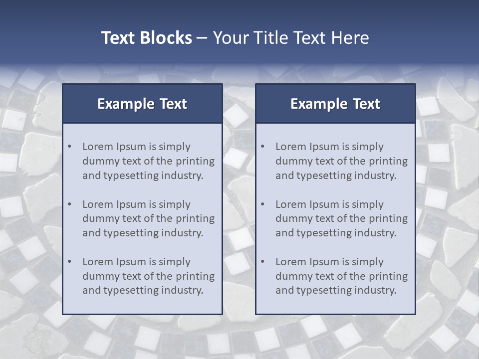 Stone Surface Granite PowerPoint Template