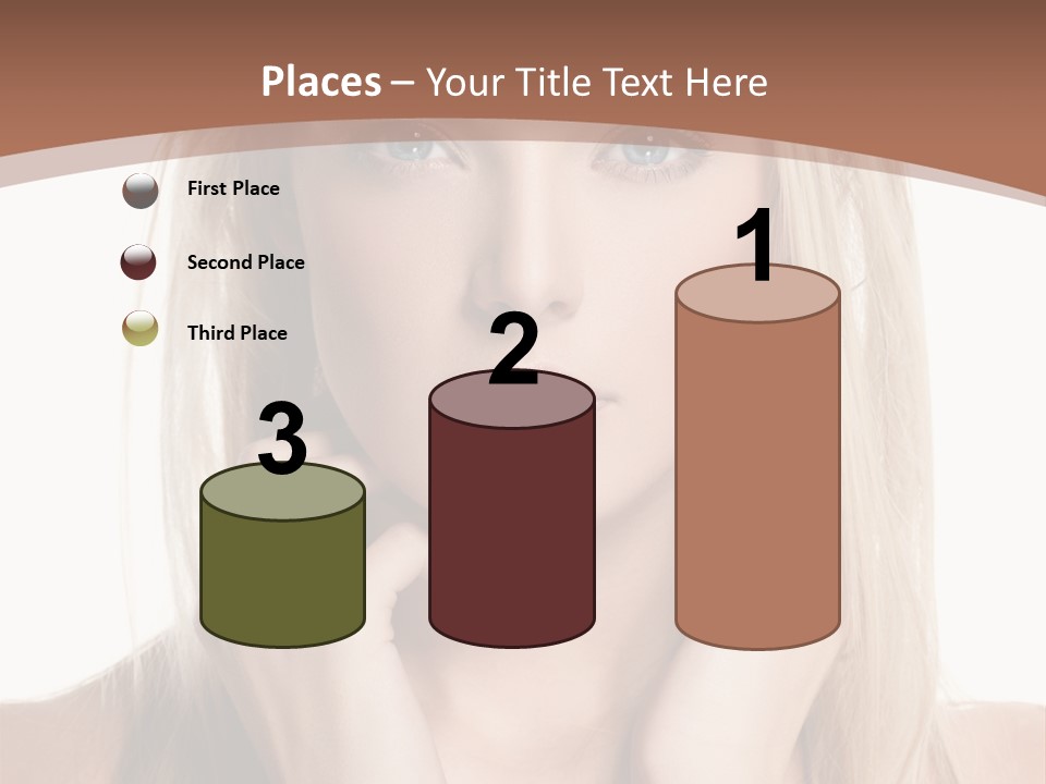 Sensuality Portrait Glamour PowerPoint Template