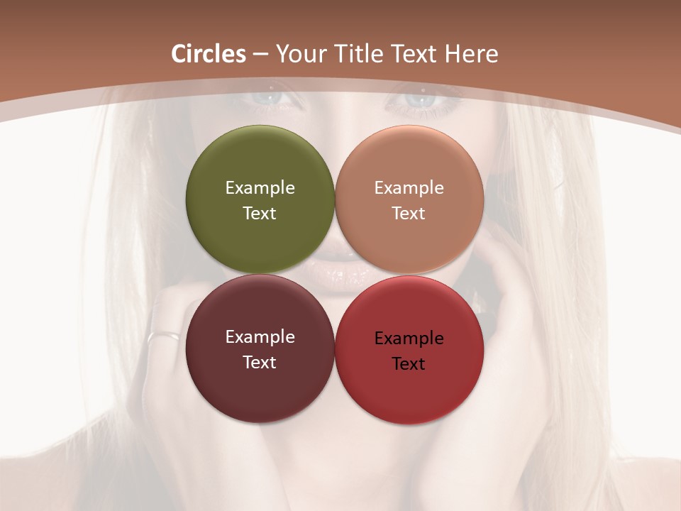 Sensuality Portrait Glamour PowerPoint Template