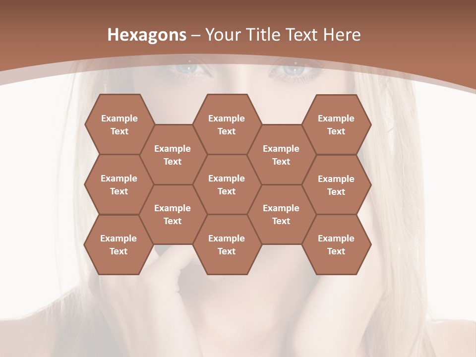 Sensuality Portrait Glamour PowerPoint Template