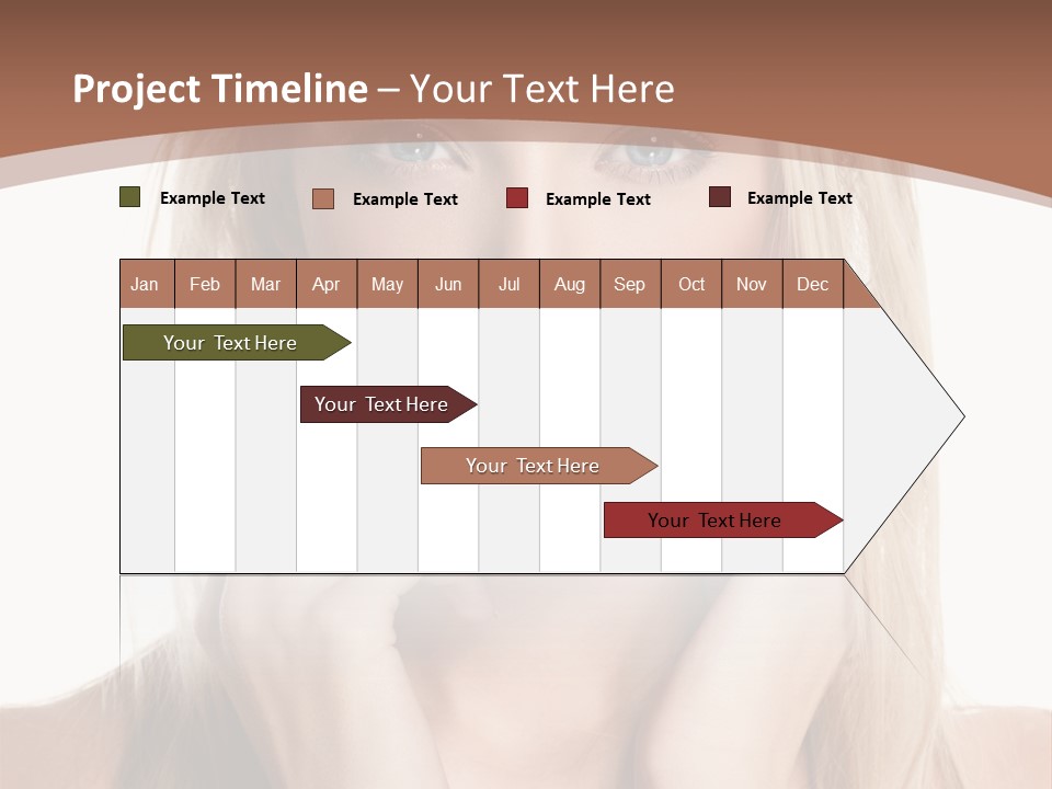 Sensuality Portrait Glamour PowerPoint Template