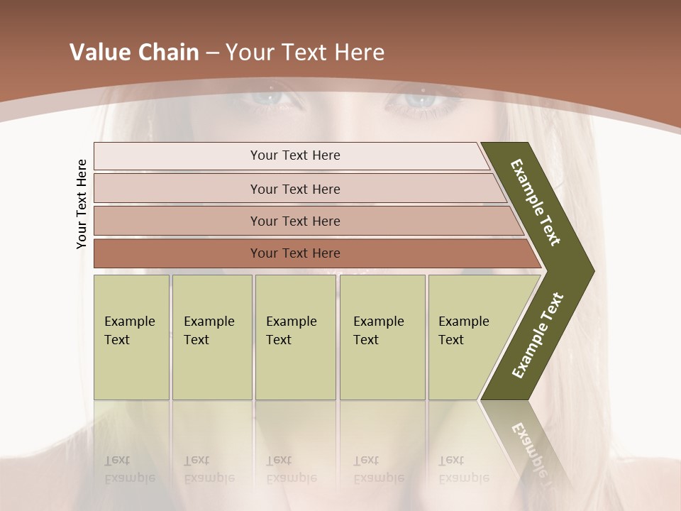 Sensuality Portrait Glamour PowerPoint Template