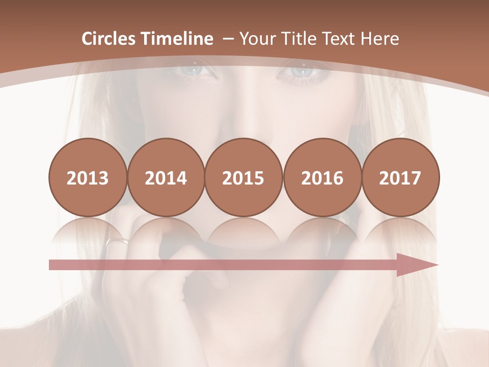 Sensuality Portrait Glamour PowerPoint Template