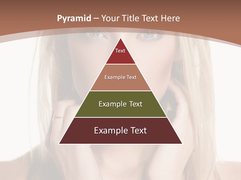 Sensuality Portrait Glamour PowerPoint Template