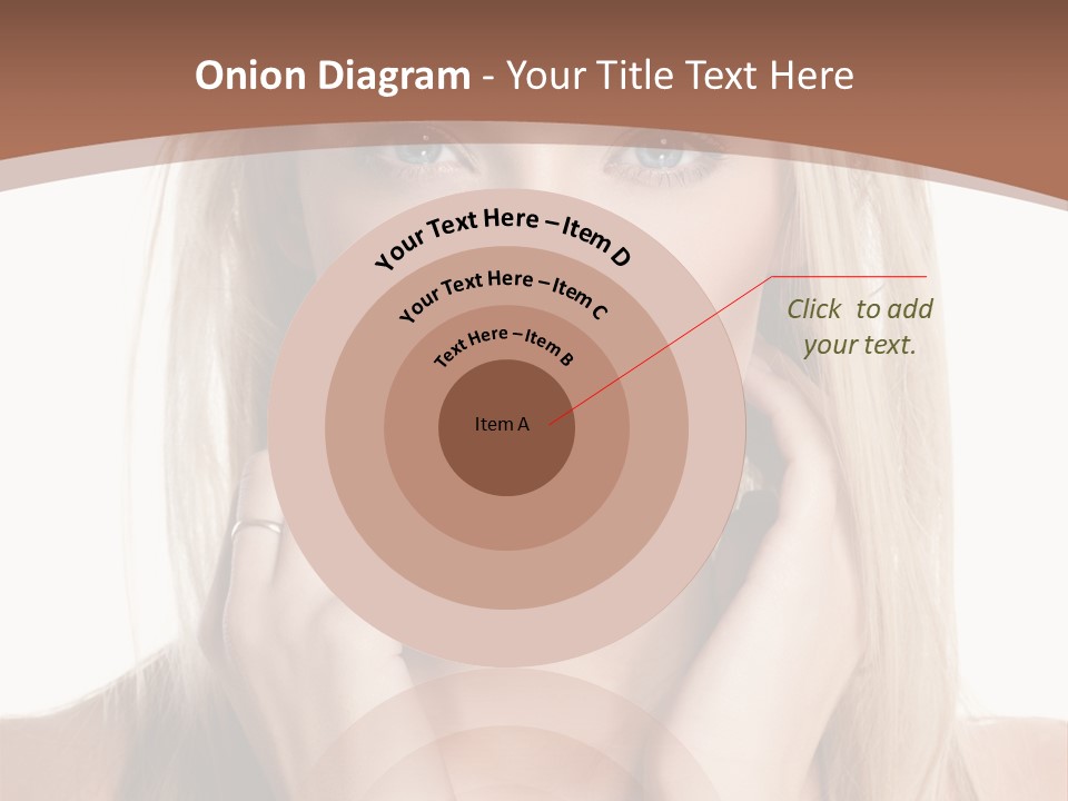 Sensuality Portrait Glamour PowerPoint Template