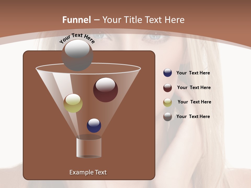 Sensuality Portrait Glamour PowerPoint Template