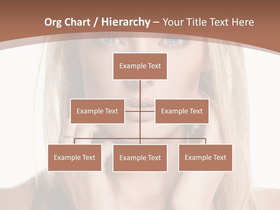 Sensuality Portrait Glamour PowerPoint Template