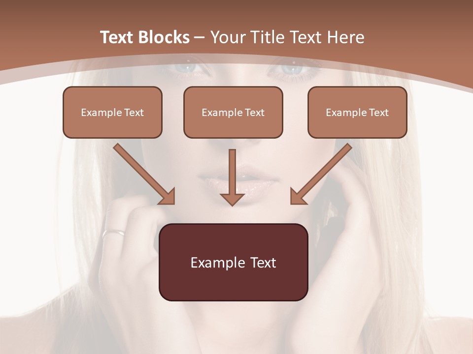 Sensuality Portrait Glamour PowerPoint Template