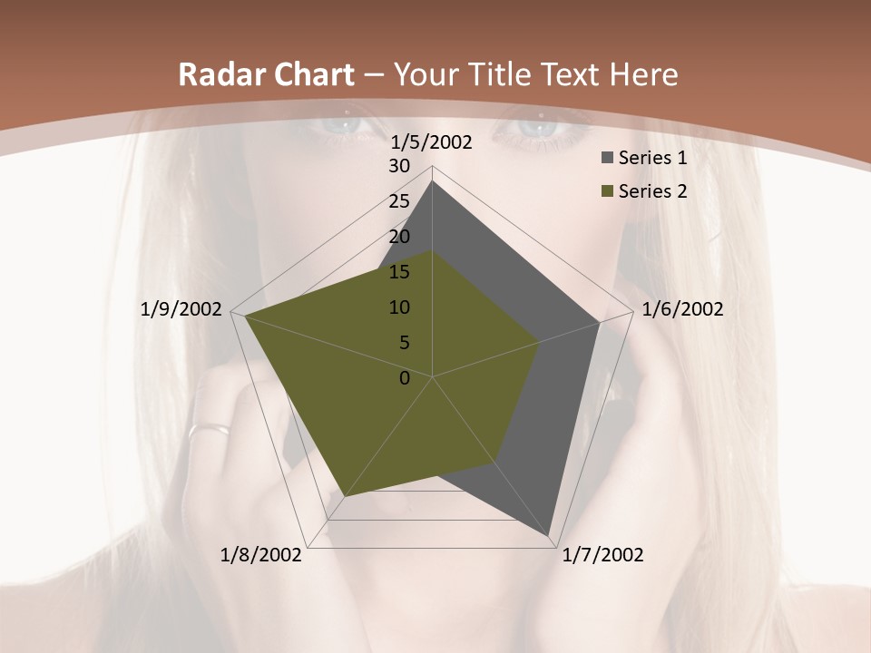 Sensuality Portrait Glamour PowerPoint Template