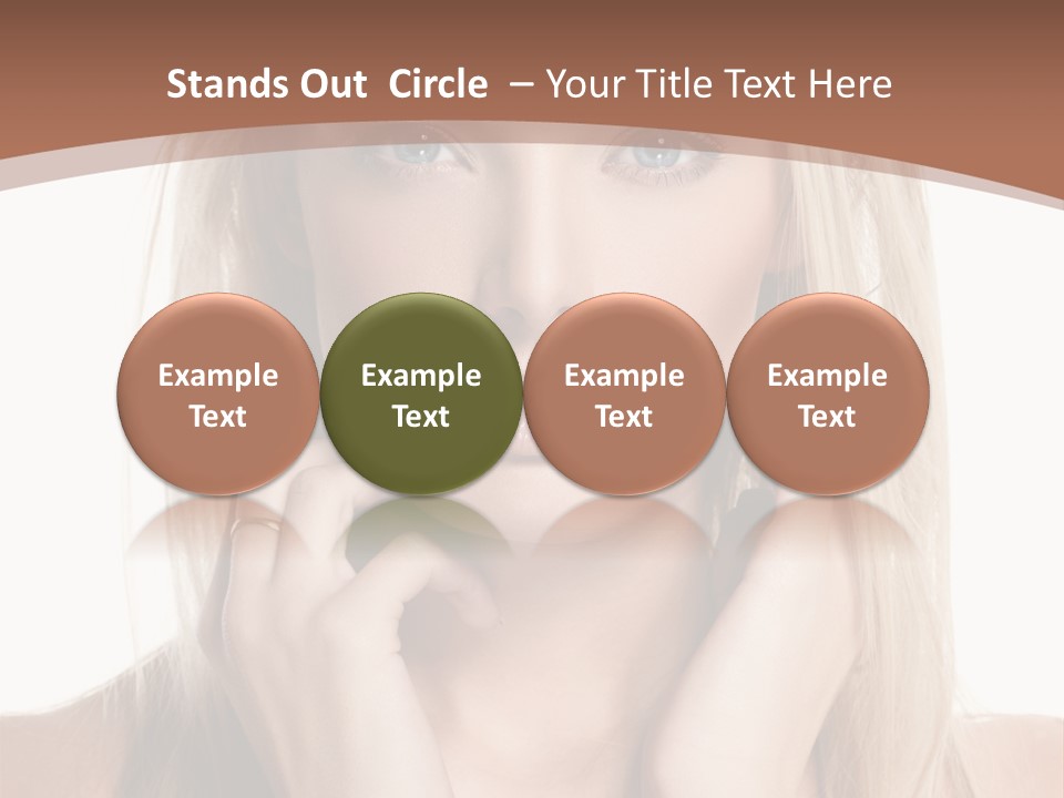 Sensuality Portrait Glamour PowerPoint Template